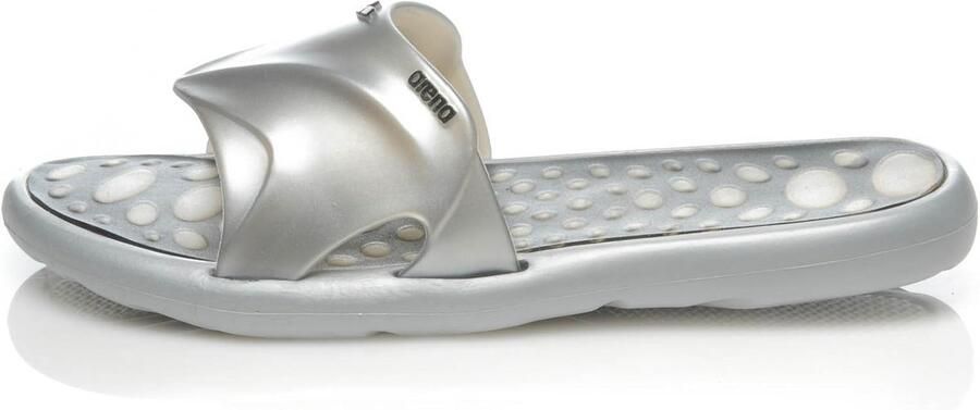 Comfortabele Zwarte en Zilveren Slippers voor en