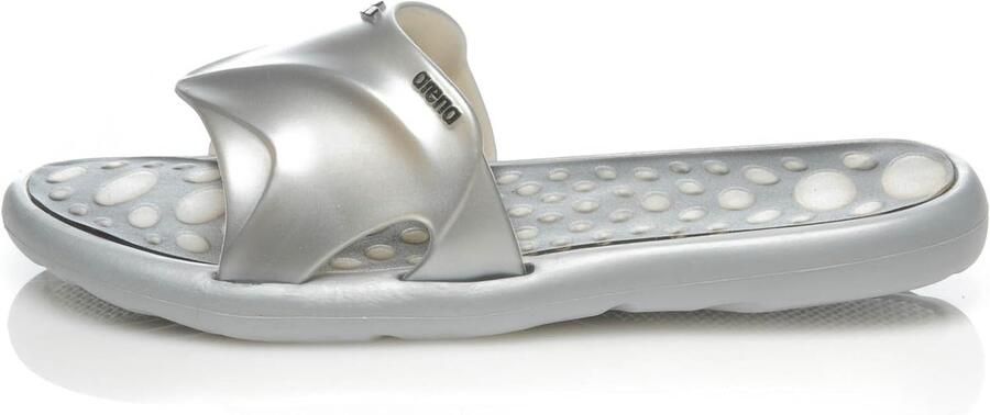 Comfortabele Zwarte en Zilveren Slippers voor en