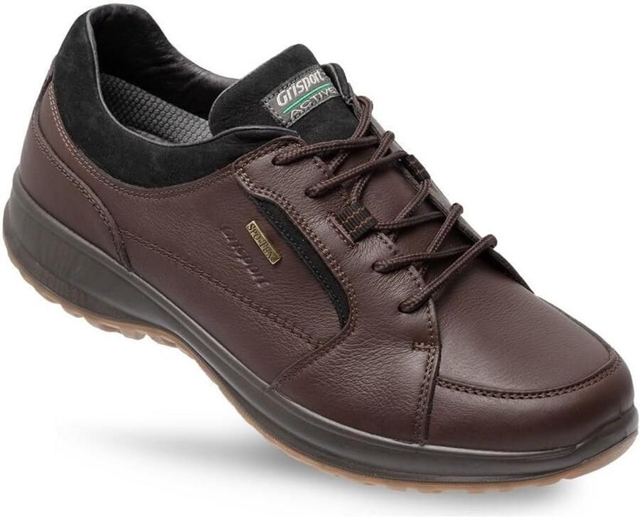 Comfortabele Zwarte Leren Wandelschoenen Heren Lichtgewicht en Casual