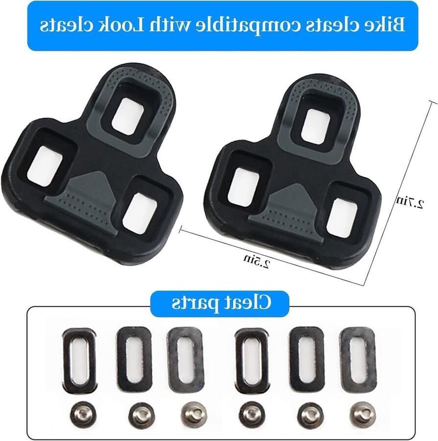 Compatibele KEO Fietsschoenen Cleats voor Binnen- en Buitensport 4.5° Hoek Geschikt voor nen en Ideaal voor Racefietsen en Fietsen met Kliksysteem