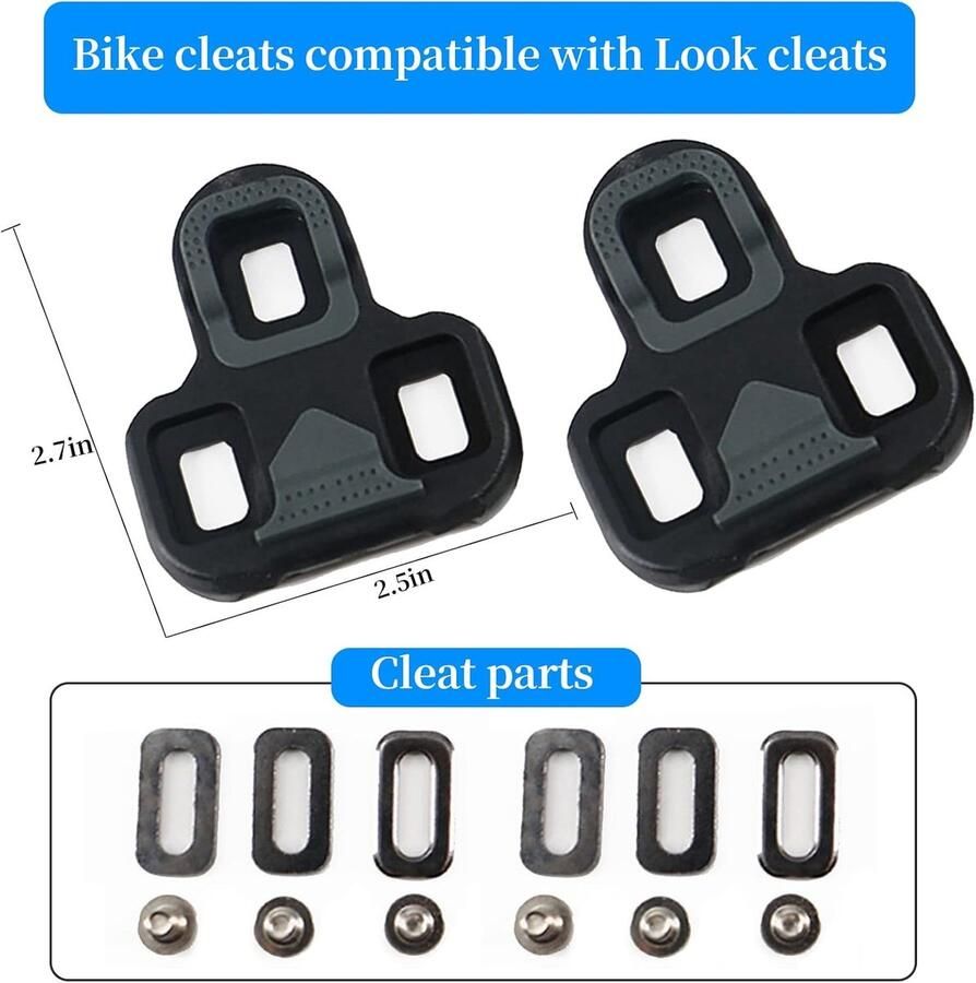 Compatibele KEO Fietsschoenen Klittenband 4.5° Fietsschoenen voor Binnen- en Buitensport Geschikt voor nen en Ideaal voor Racefietsen en Fietsen met Kliksysteem