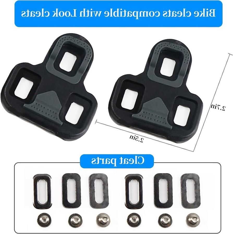 Compatibele KEO Fietsschoenen Cleats voor Indoor en Outdoor Fietsen 4.5° Hoek Geschikt voor nen en