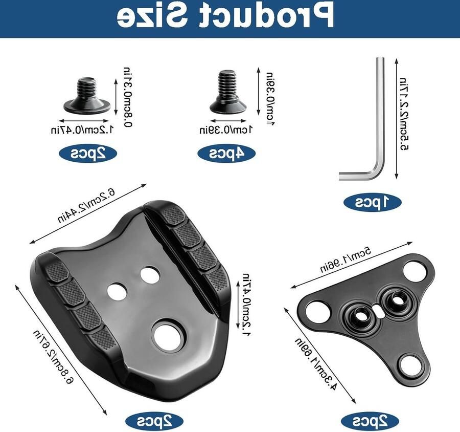 Compatibele SPD-platenadapter voor fietsschoenen ideaal voor mountainbiken en racefietsen