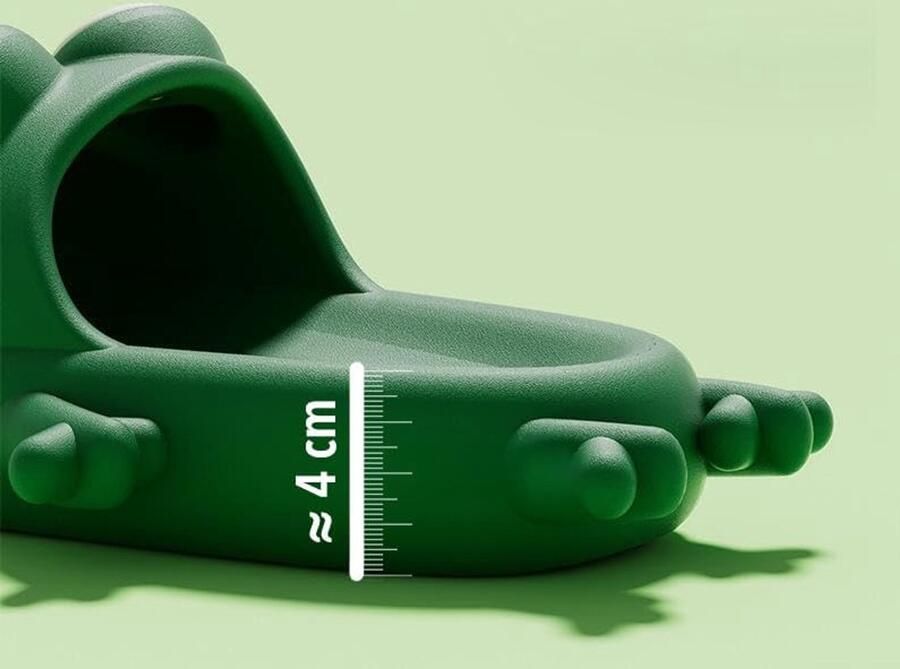 Corimori Frosch badslippers en antislip pantoffels met ultrazachte EVA-zool