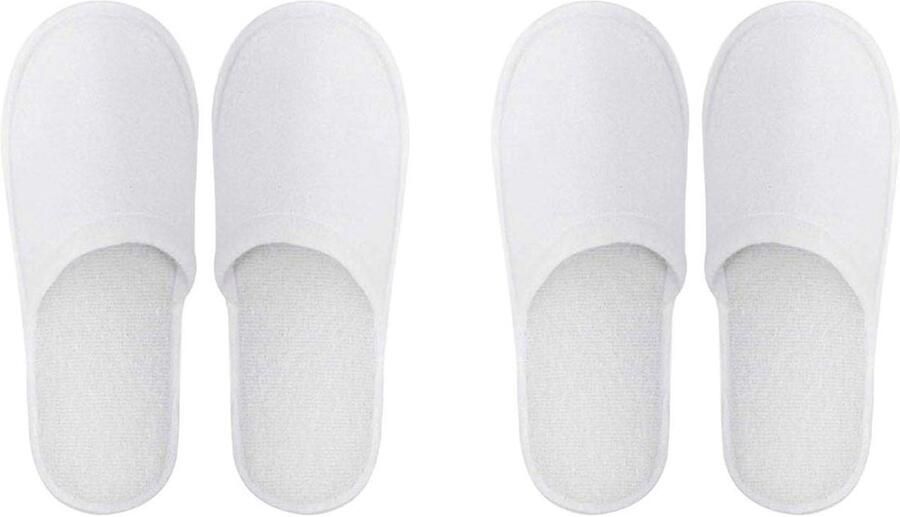 Cosensi Disposable Slippers Hotel Slippers Comfortabel Wit Gastenslippers Ideaal voor bruiloften en spa Universele