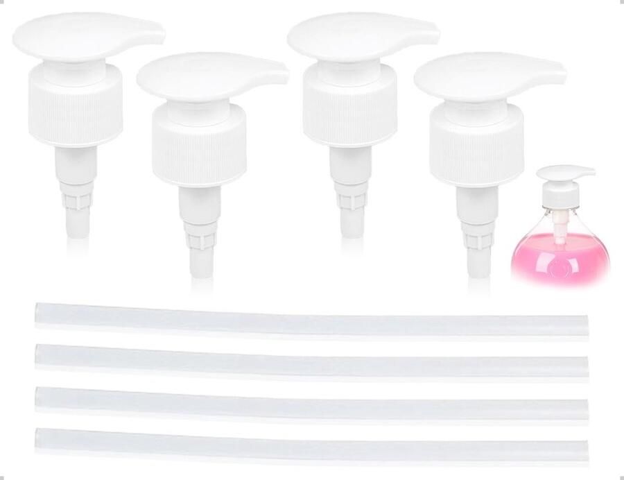 Allecto Dosing Pump Doserende Pomp Perfecte Doseer Precisie 28 410 Draad Set van 4 Geschikt voor Flesjes Wit