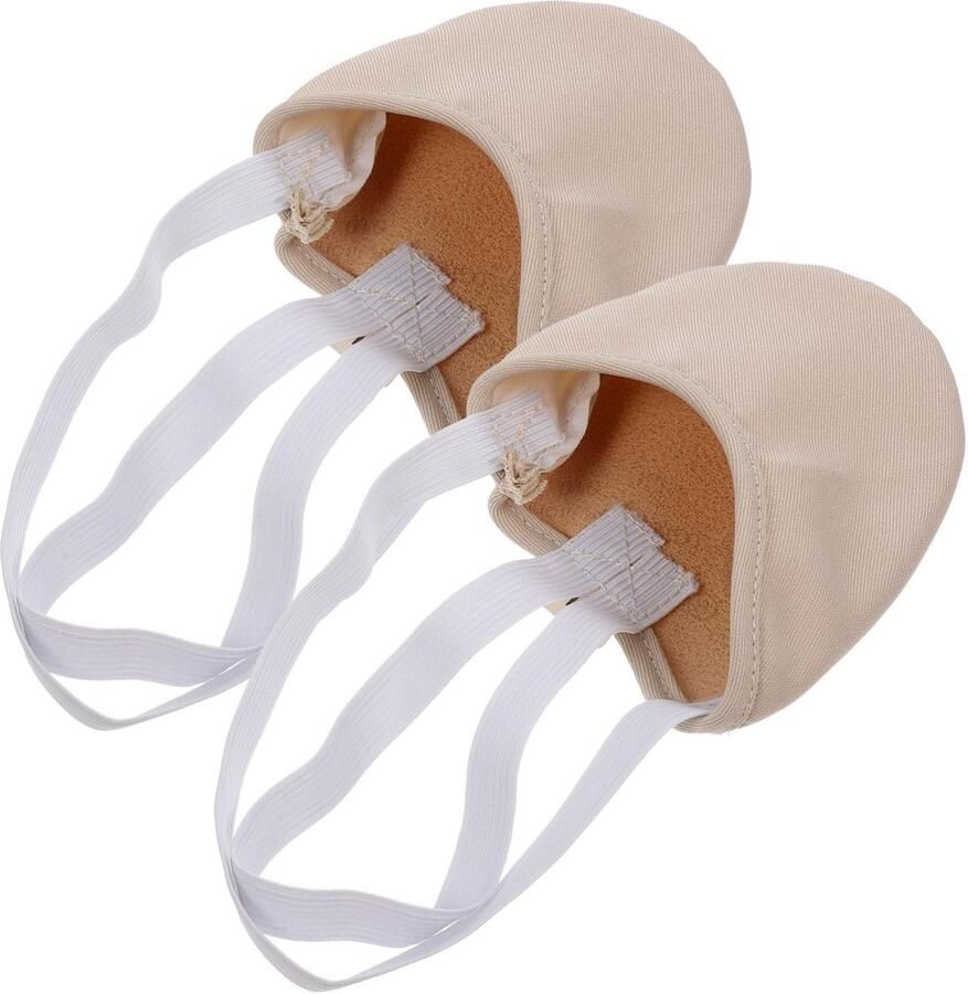 Allecto Half Sole Ballet Schoen Dansschoenen voor Pirouette Antislip en Ademend Huidkleur Geschikt voor Ballet en Jazz Ideaal voor Vrou