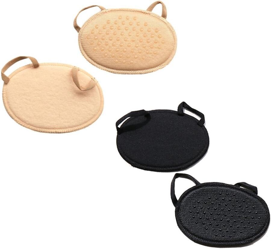 Allecto Midfoot Pads Dames Voetpads Comfortabele Sokjes Twee Toes Onzichtbare High Heel Sokjes Perfect voor Sandalen Ideaal voor Heels