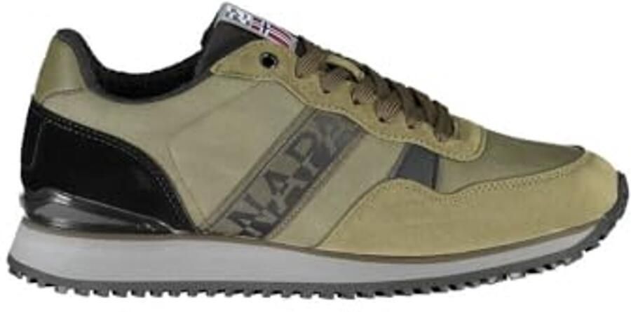 Cosmos Sneakers Groen Zwart voor Heren Sportieve Gym- en Urban Schoenen