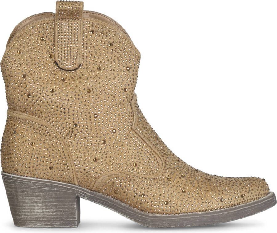 Cowboy Boot Strass Camel 40 Cowboylaarzen Dames Twinkels