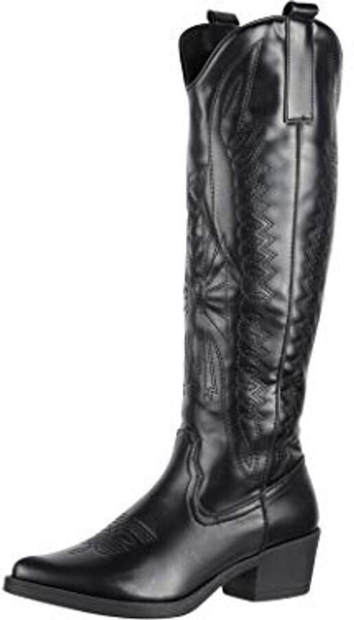 Cowboylaarzen voor dames Chunky Bikerboots