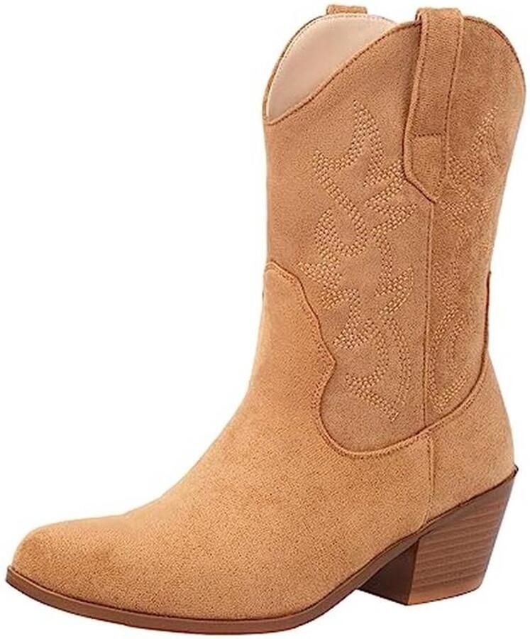 Cowboylaarzen voor Dames Geborduurd en Ademend Westernlaarzen voor Cowgirls