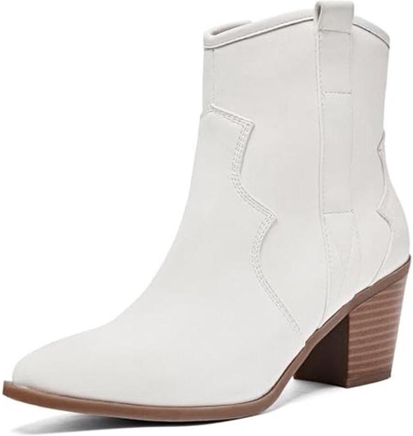 Cowboylaarzen voor dames met dikke hakken Casual en comfortabel