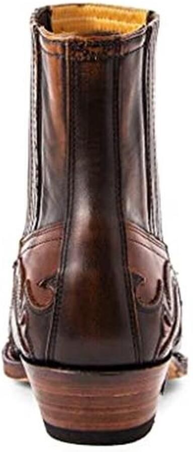 Cow laarzen voor Iedereen Elegante Bruine Motorhome Laarzen met Hak en Gepunte Laces