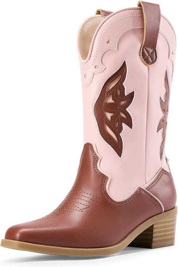 Cowgirl Cowboylaarzen voor Meisjes Westerse Stijl Kuitlaarzen