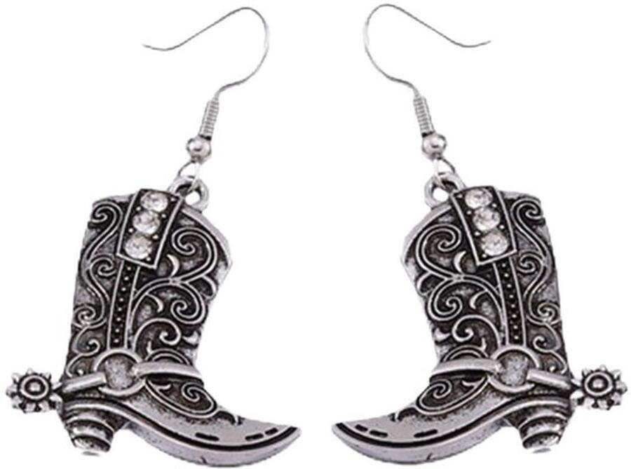 Cowgirl Laarzen Vintage Cowboylaarzen Oorbellen Rodeo Stijl Dames Perfect voor Bruiloften Festivals