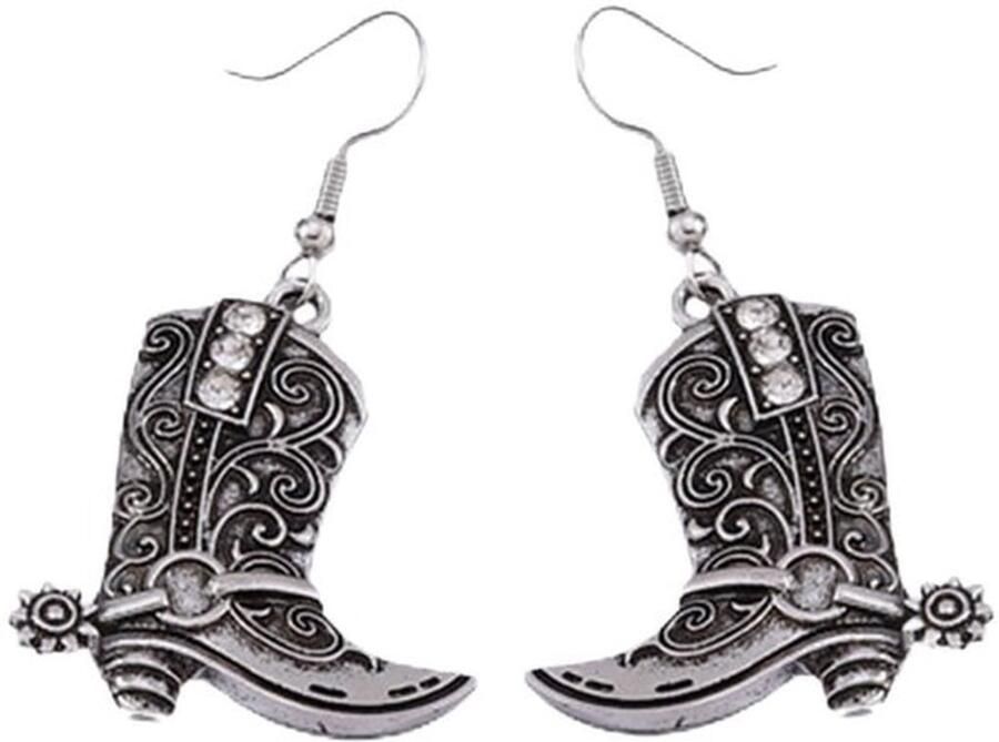 Cowgirl Laarzen Vintage Cowboylaarzen Oorbellen Rodeo Stijl Dames Perfect voor Bruiloften Festivals