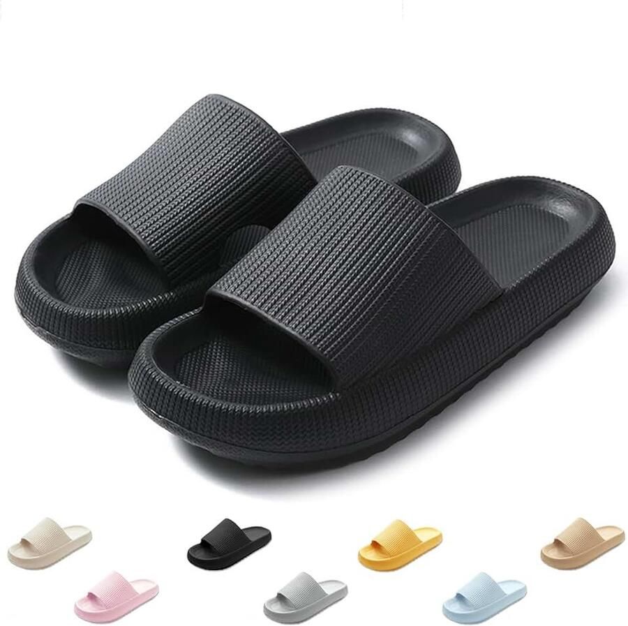 Cozislides Badslippers uniseks originele slippers wolkenslippers super zacht antislip voor de zomer slippers