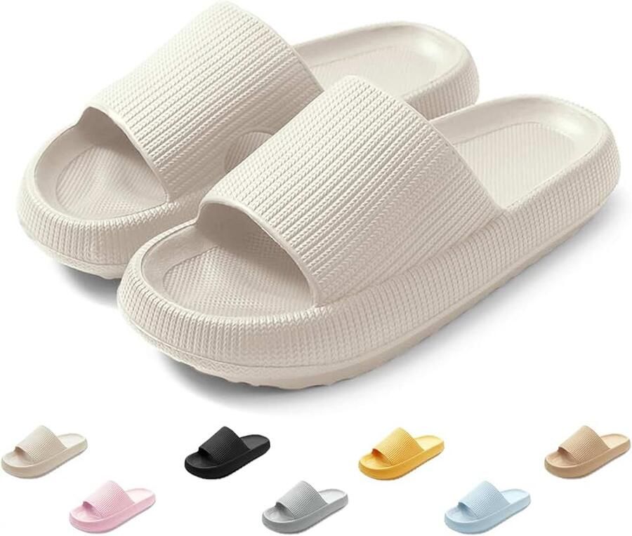 Cozislides Badslippers uniseks originele slippers wolkenslippers super zacht antislip voor de zomer
