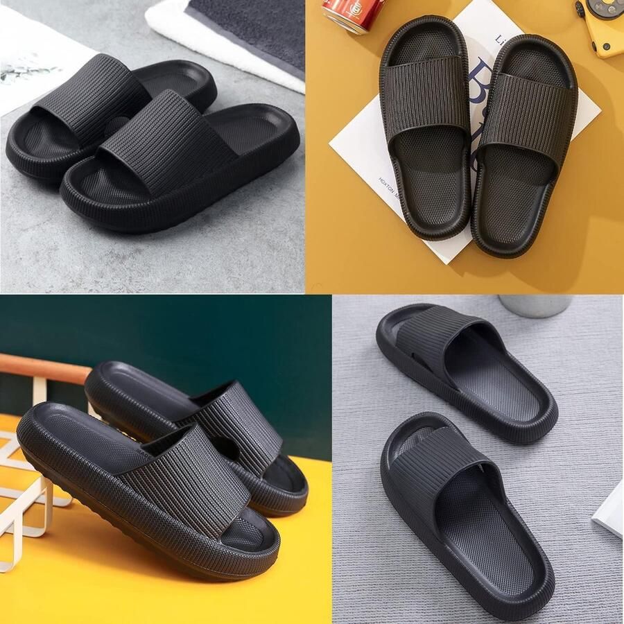 Cozislides Badslippers uniseks originele slippers wolkenslippers super zacht antislip voor de zomer