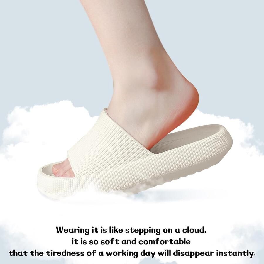 Cozislides Badslippers uniseks originele slippers wolkenslippers super zacht antislip voor de zomer
