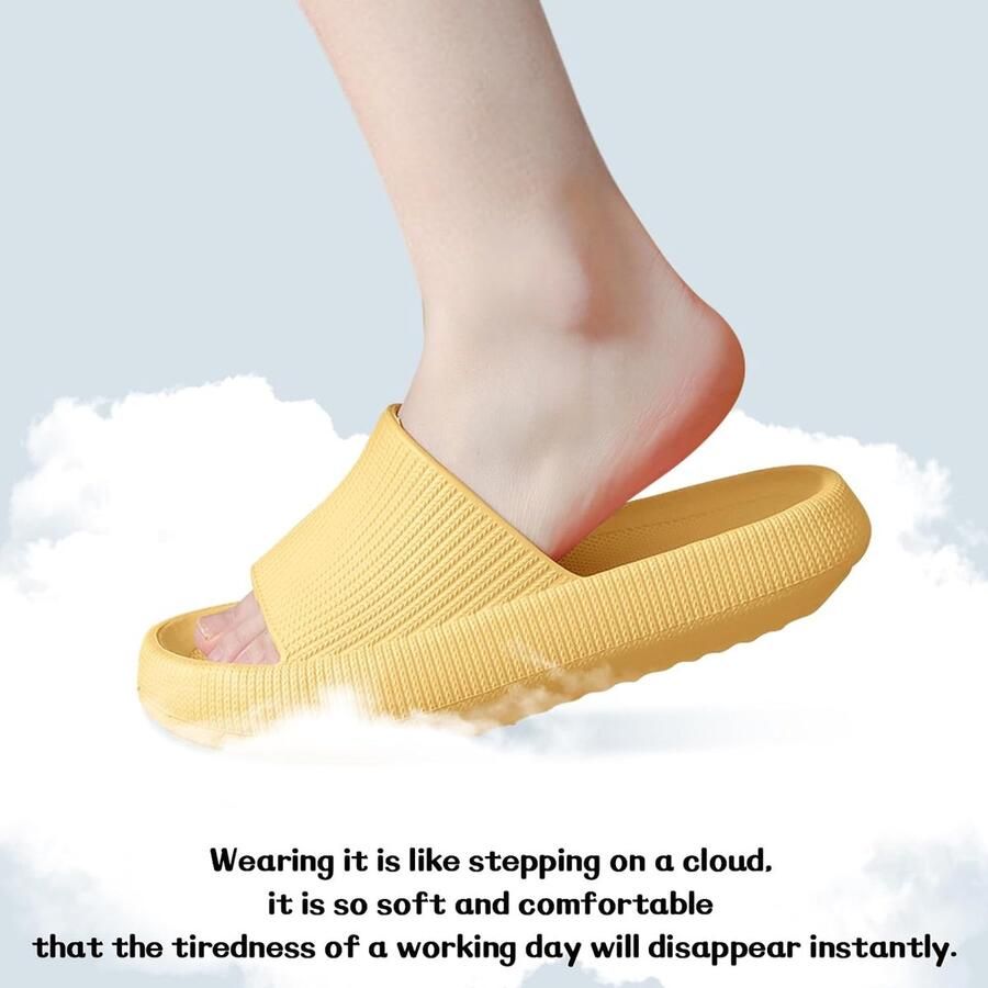 Cozislides Badslippers uniseks originele slippers wolkenslippers super zacht antislip voor de zomer
