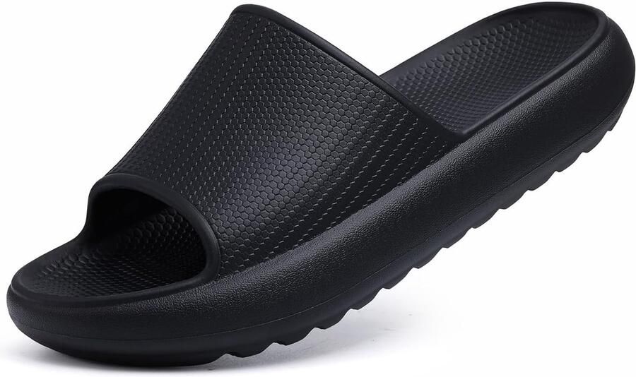 Cozislides Original badslippers voor en super zacht antislip sneldrogend zomer tuin rubberen badslippers met dikke zool