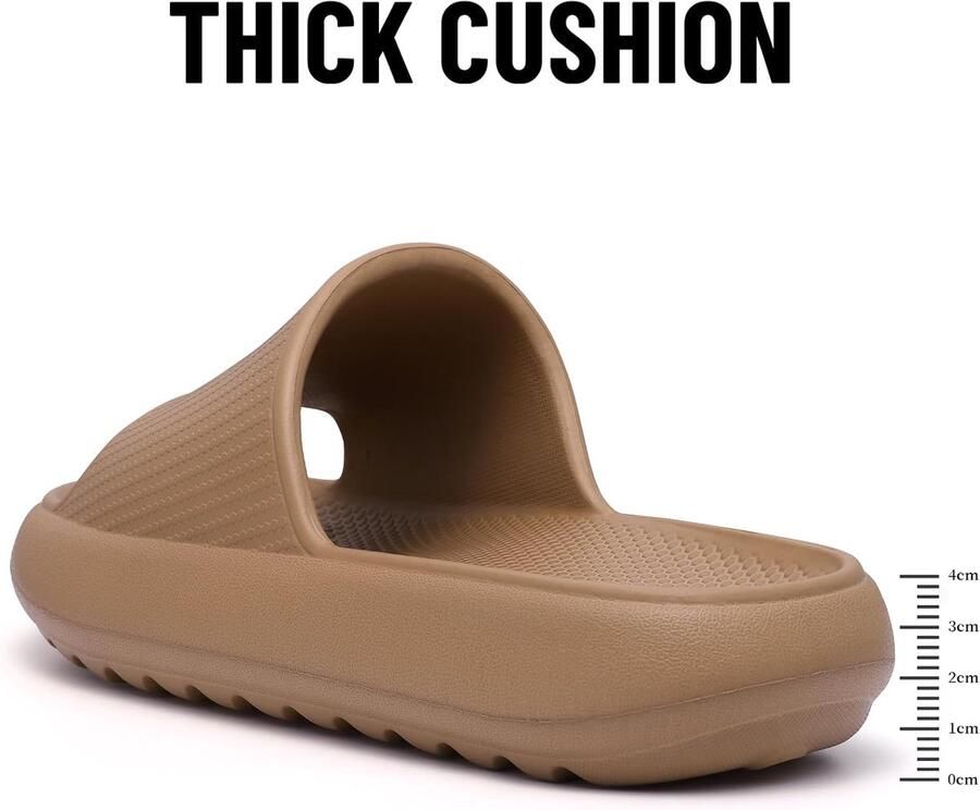 Cozislides Original badslippers voor en super zacht antislip sneldrogend zomer tuin rubberen badslippers met dikke zool