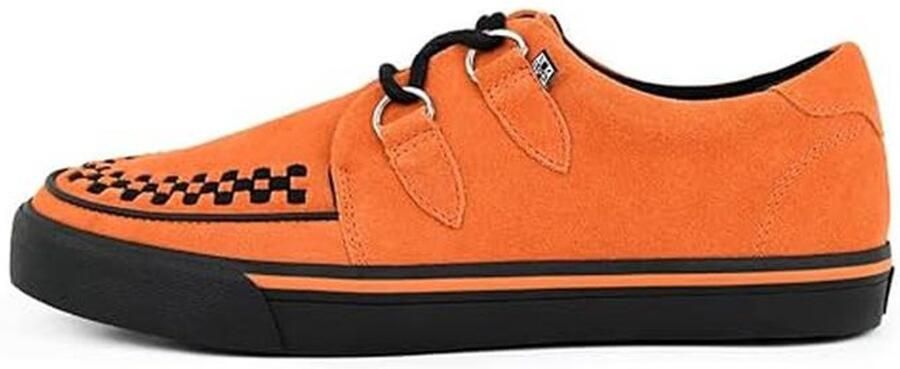 Creeper Sneakers en Veterschoenen Punk Goth en Rocker Stijl Leren en Suède