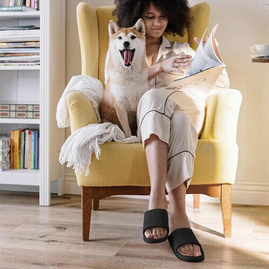 Comfortabele Antislip Doucheslippers voor nen en Ideale Badkamersandalen met Kussen voor Thuisgebruik en Ontspanning