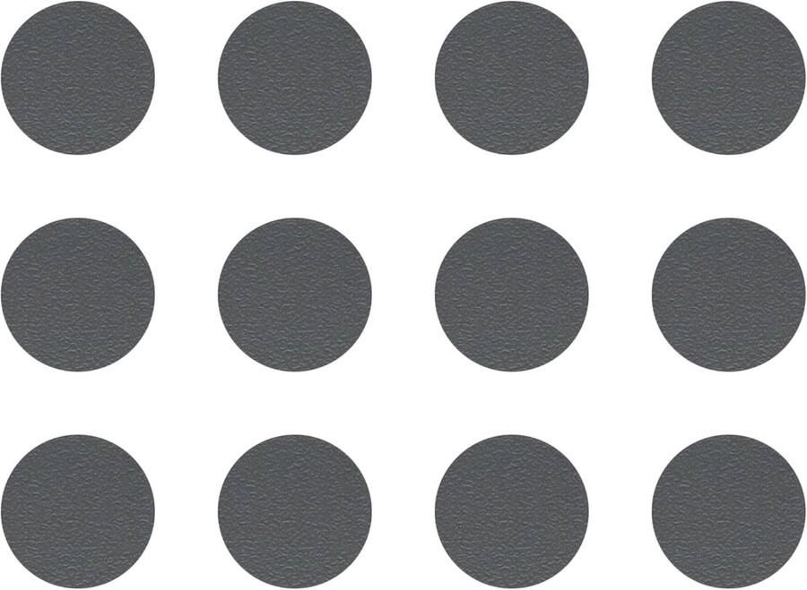 Cyclingcolors 12x afdekdoppen zelfklevend 40 mm kast plank boorgat afdekking om te plakken beschermkappen grafiet