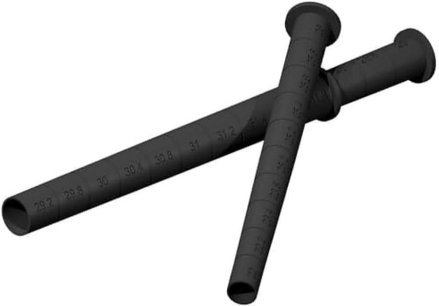 Cyclo Gereedschap Zadelpen Meting Maatmeter Zwart