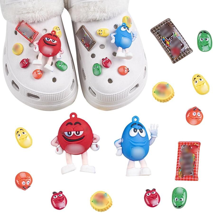 Dailygoods 14 Stuks Cartoon Schoenstekers voor Crocs en Klompen
