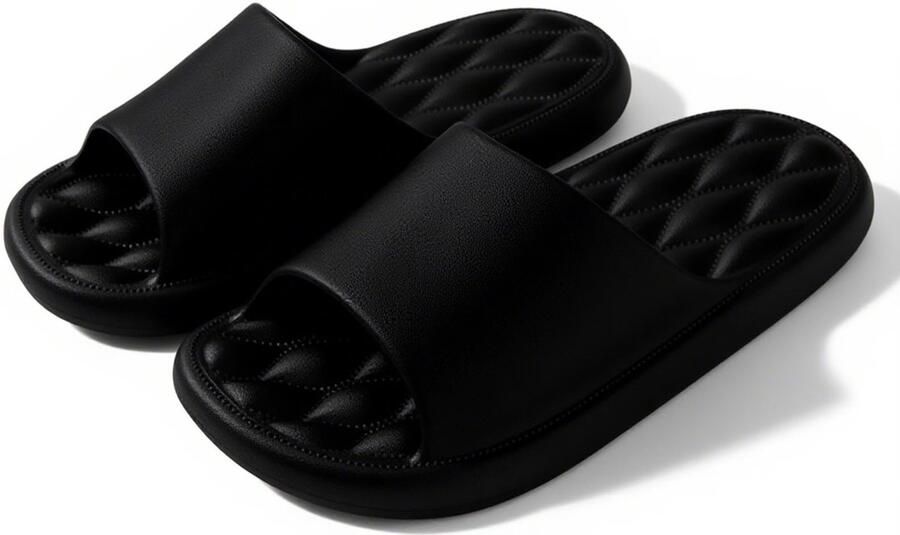 Dailygoods Badschoenen voor en zachte badslippers wolkenschoenen slippers zomerslippers comfortabele slipvaste pantoffels