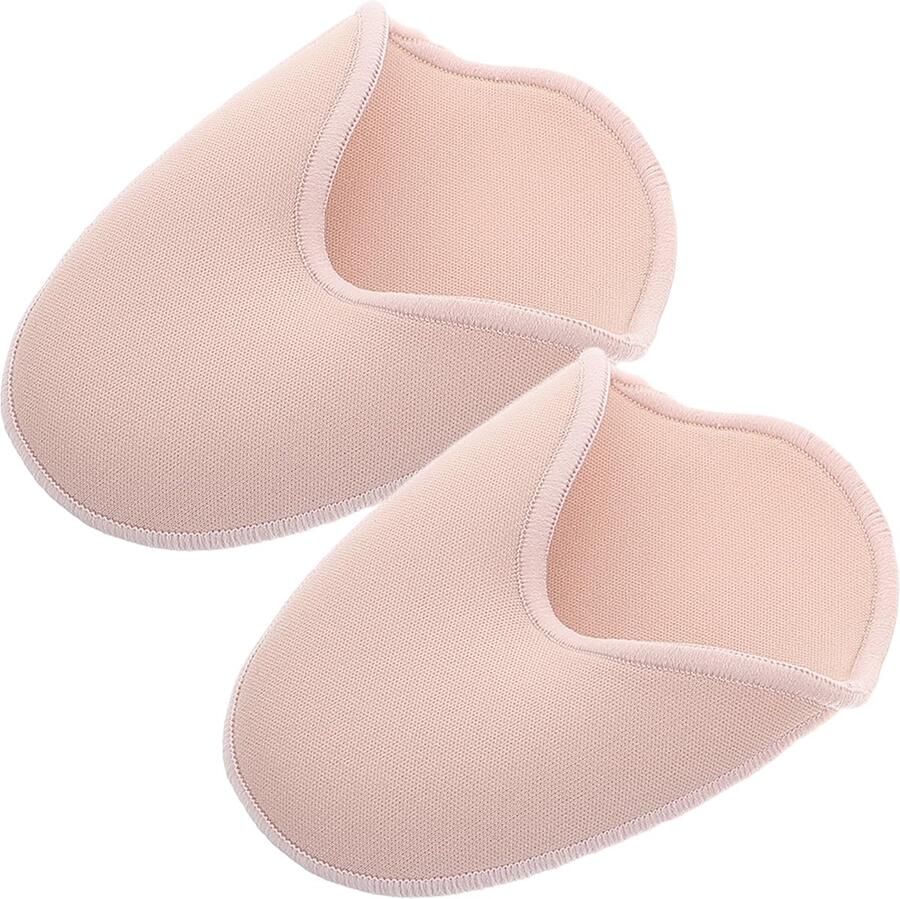 Dailygoods Balletpuntenset teenbeschermers voor balletschoenen Gel en stof