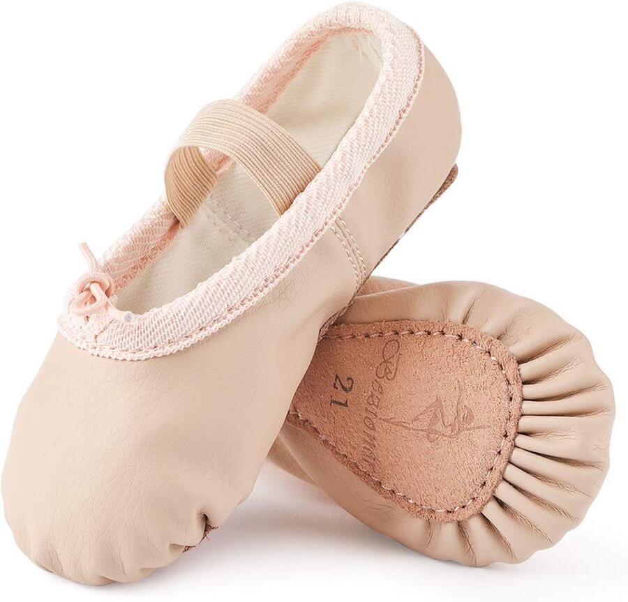 Dailygoods Balletschoenen voor Meisjes Leer Dansschoenen voor Kinderen