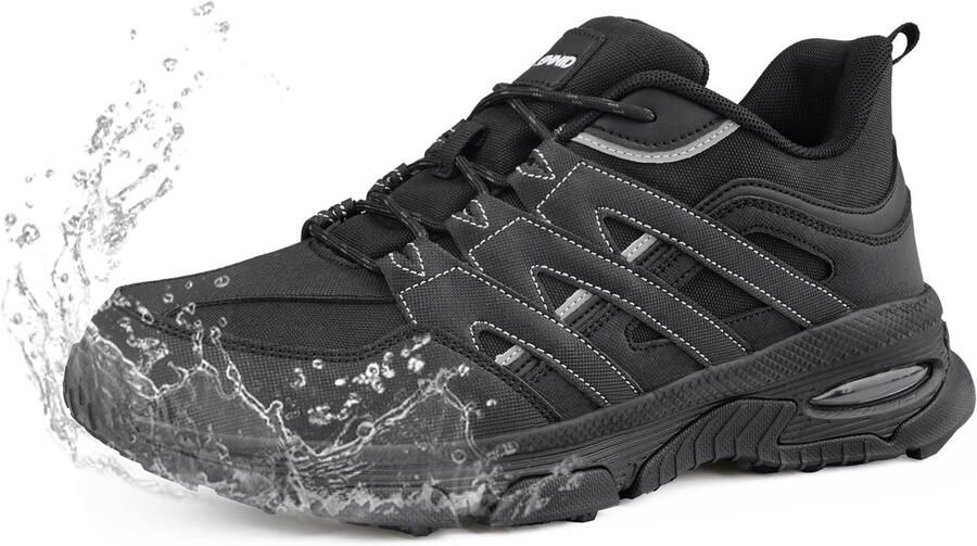 Dailygoods Brede Waterdichte Wandelschoenen voor Dames Lichte Trekking Schoenen