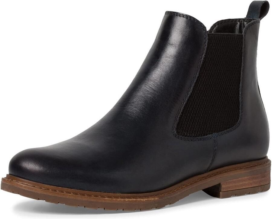 Dailygoods Chelsea Boot 1-25056-41 Dames Schoenen in Navy Leer