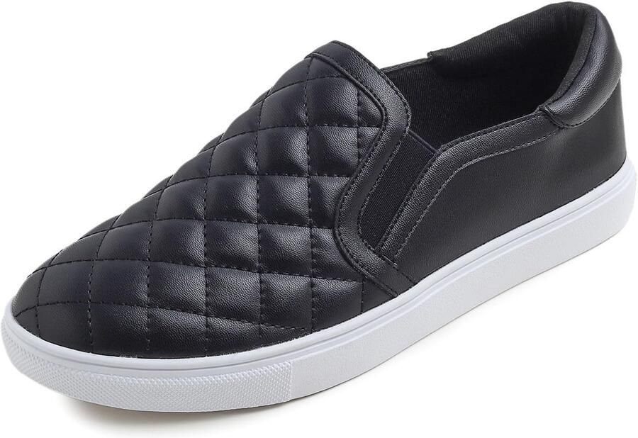 Dailygoods Dames Casual Slip-On Sneakers met Comfortabele Padding