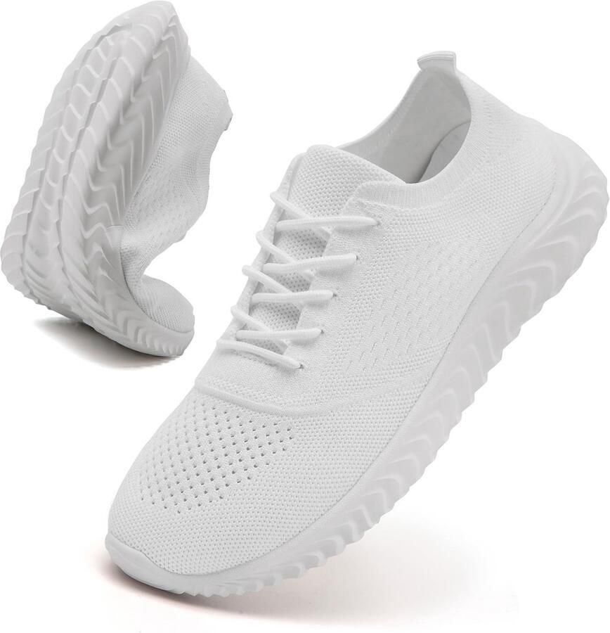 Omgoods Dames Trainers Lichtgewicht Sportschoenen voor Joggen en Casual Gebruik