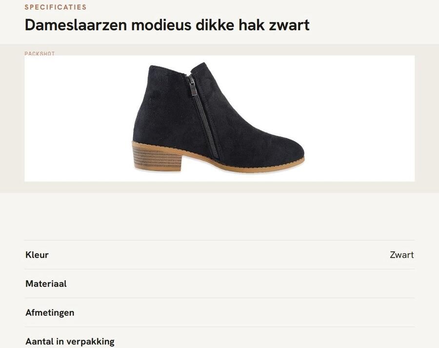 Dailygoods- Dameslaarzen modieus Combat Enkellaarzen Dikke hak Zijrits Casual gekled Imitatiesuède synthetisch rubber