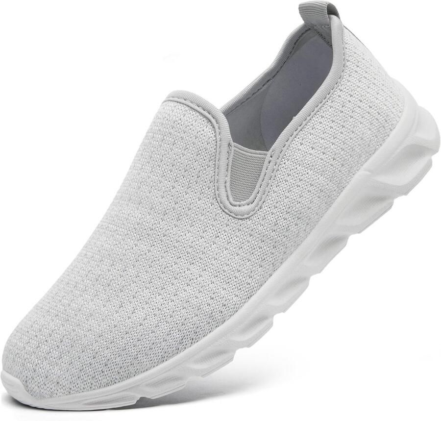 Dailygoods- Damesschoenen Ademend Slip-on Sneakers Antislip Sportschoenen Lichtgewicht Wandelschoenen Schokbestendig Fitnessschoenen Comfortabele Instapschoenen
