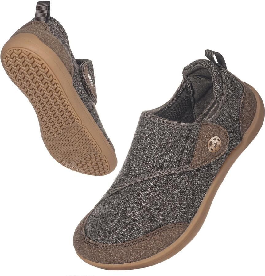 Dailygoods Diabetische Sloffen voor en Verstelbare Atmungsaktiv Slippers