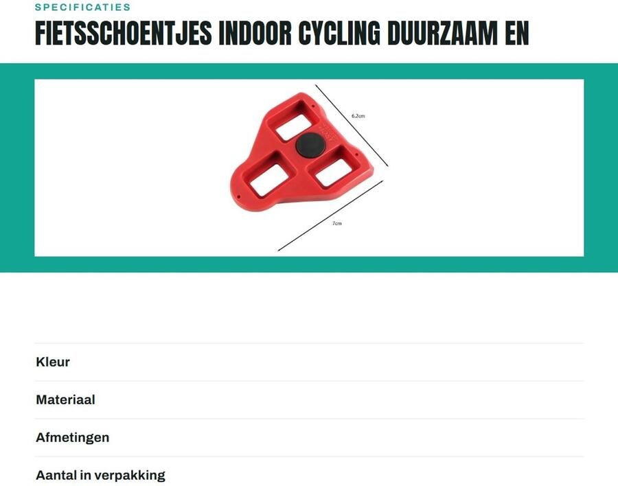 Allecto Fietsschoentjes Indoor Cycling Duurzaam en Lichtgewicht Geschikt voor Spinning en Racefietsen Clipless Fietsschoenen Antislip Effect - Foto 2