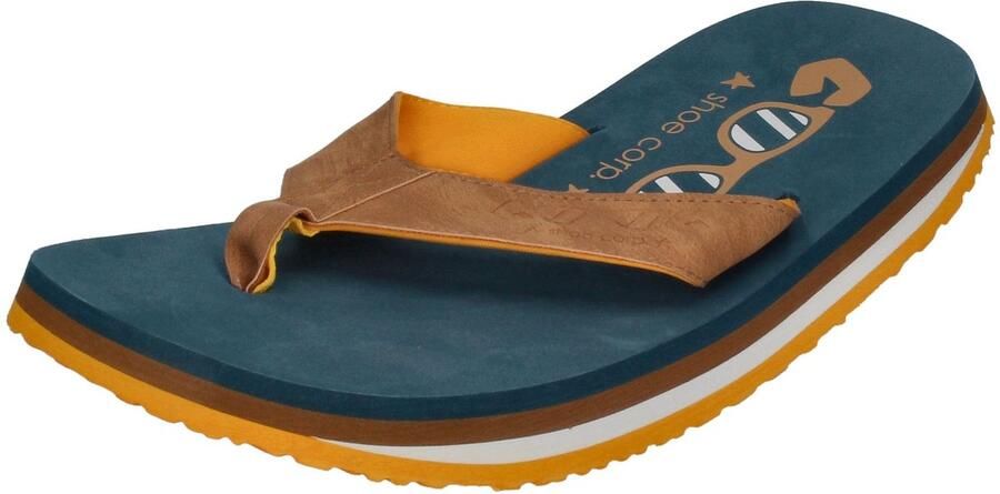 Dailygoods- Flip Flops Exclusief Design Heren Rocking Chair-zool Meelaags Inlegzool Suède Bandjes Comfortabel en Lichtgewicht Sandaal