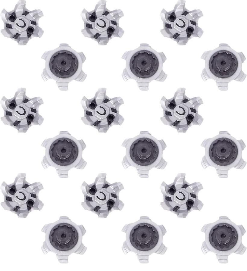 Dailygoods- Golfspikes 18 Stuks Rubber Zachte Spike-noppen Reserve-noppen Golfspikes voor Golfschoenen Duurzaam Ontwerp Golfschoenspikes