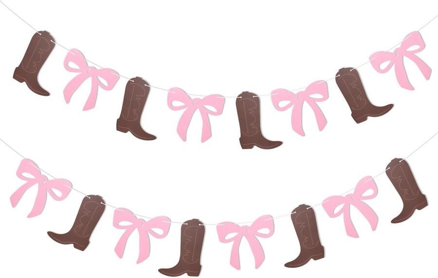 Dailygoods Grappige Laarzen en Strikbanners voor Feestdecoratie