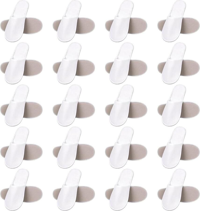 Dailygoods- Hotelpantoffels Antislip Badstof Pantoffels Koraalfleece Universele Paar Comfortabele Zool 4 mm EVA Gastenpantoffels