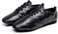Dailygoods Jazz Balletschoenen met Veters Comfortabele Dansschoenen voor Dames in Zwart - Zwart