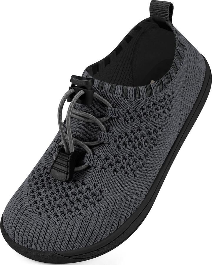 Dailygoods Kinderen Barefoot Schoenen Ademend Minimalistisch Grijs